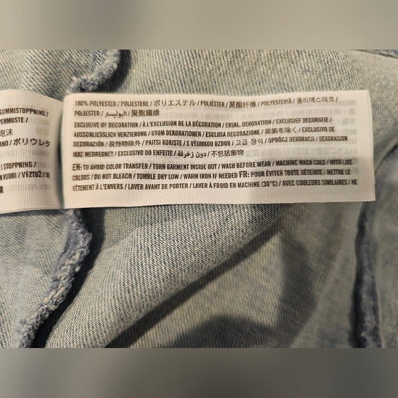 Hollister Denim Square-Neck Dress Size‎ M NWOT - Picture 9 of 9